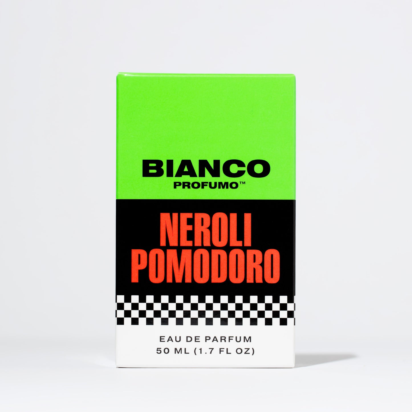 Bianco Profumo's Neroli Pomodoro featuring notes of Green Mandarin (Vert de Mandarin Orpur), Sicilian Blood Orange, Orange Blossom, Neroli, Petitgrain, Basil, Tomato Leaf, Marigold, Amber, and Musk.