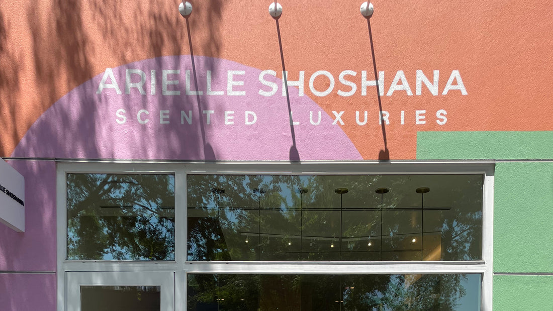 Storefront image of the Arielle Shoshana store located in Fairfax, Virginia.