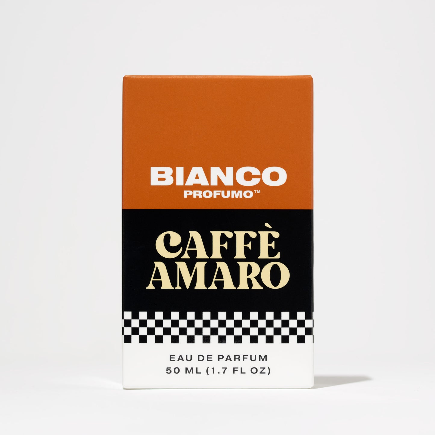 Bianco Profumo Caffè Amaro box front view.